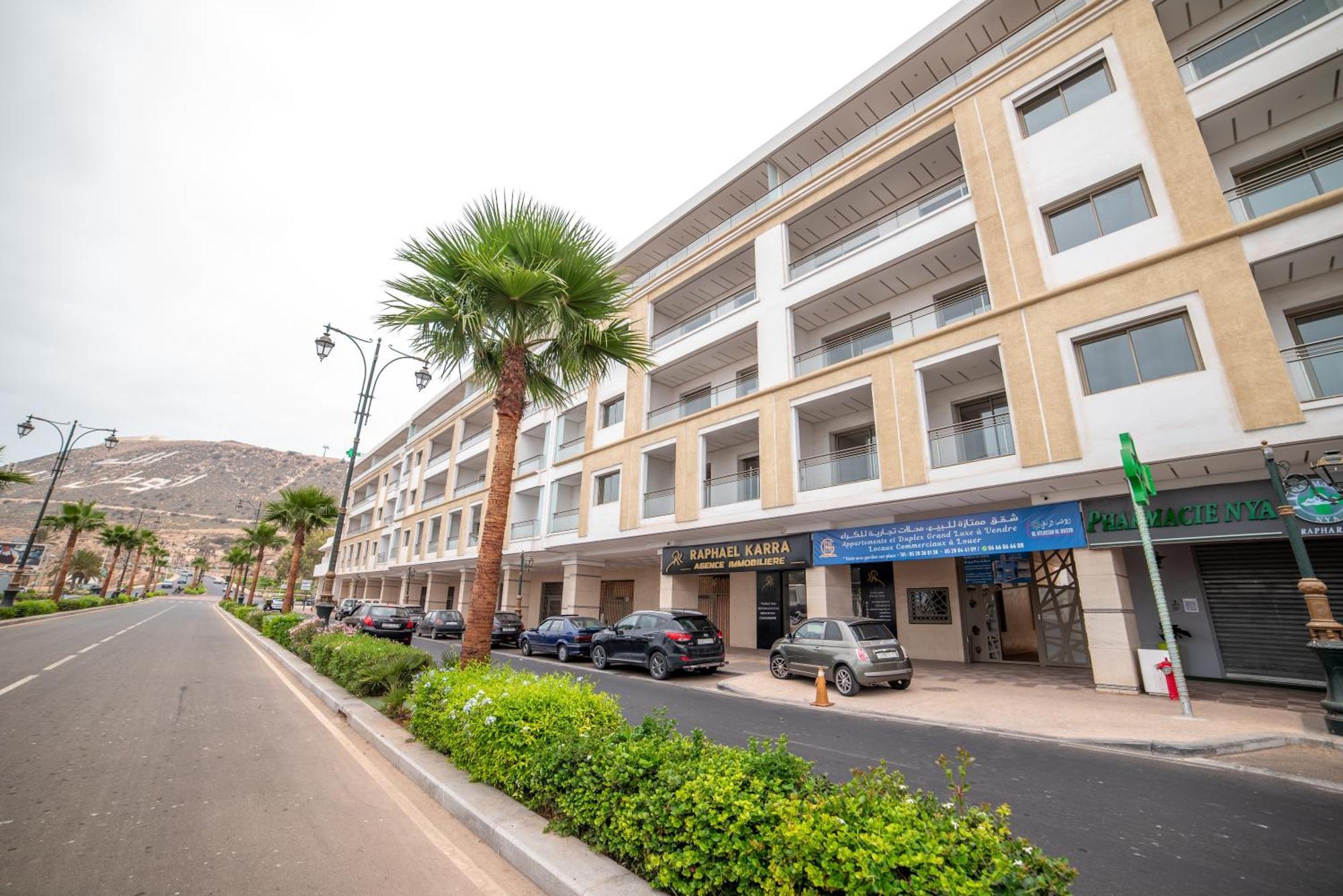 Luxury Seafront Apartment 101Sqm With Wi-Fi And Parking Agadir Luaran gambar